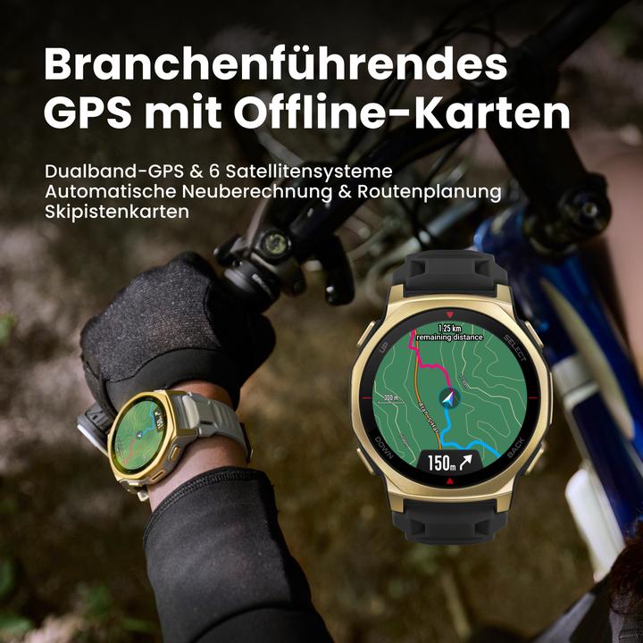 Immagine prodotto Amazfit T-Rex 3 Pro, 44mm, Tactical Black Smartwatch (44 mm)