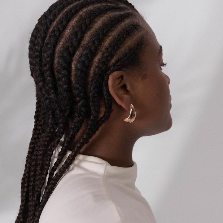 Image du produit Purelei Big Drop Ohrringe gold (Acier inoxydable)