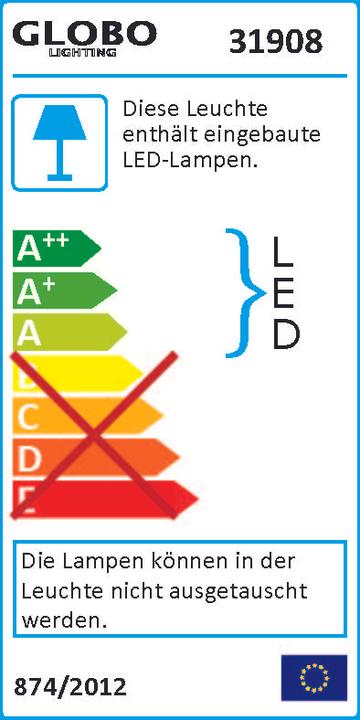 Label énergétique Globo Applique murale Chaser