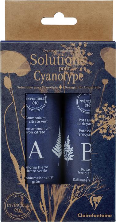Clairefontaine Lösung Cyanotypie Flakons