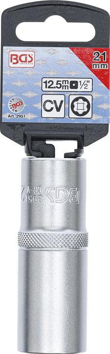 Produktbild BGS Steckschlüssel-Einsatz Super Lock, tief Antrieb Innenvierkant 12,5 mm (1/2") SW 21 mm (21 mm)