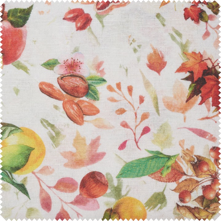 Produktbild VBS Motiv-Stoff Leinenoptik "Herbst", 140 cm breit, Meterware