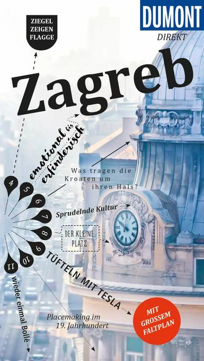 Produktbild direkt Reiseführer Zagreb (Deutsch, Patricia, Fridrich, 2023)