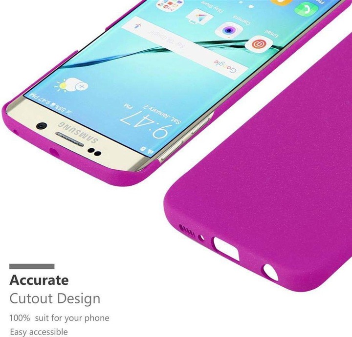 Actual product image Cadorabo Hard Cover Frosty Cover (Samsung Galaxy S6 Edge)