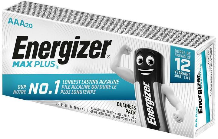 Productafbeelding Energizer Max Plus Micro (AAA) 20 stuks (20 Pcs., AAA / LR03 / Micro / R03 / AM4 / MN2400 / KR03)