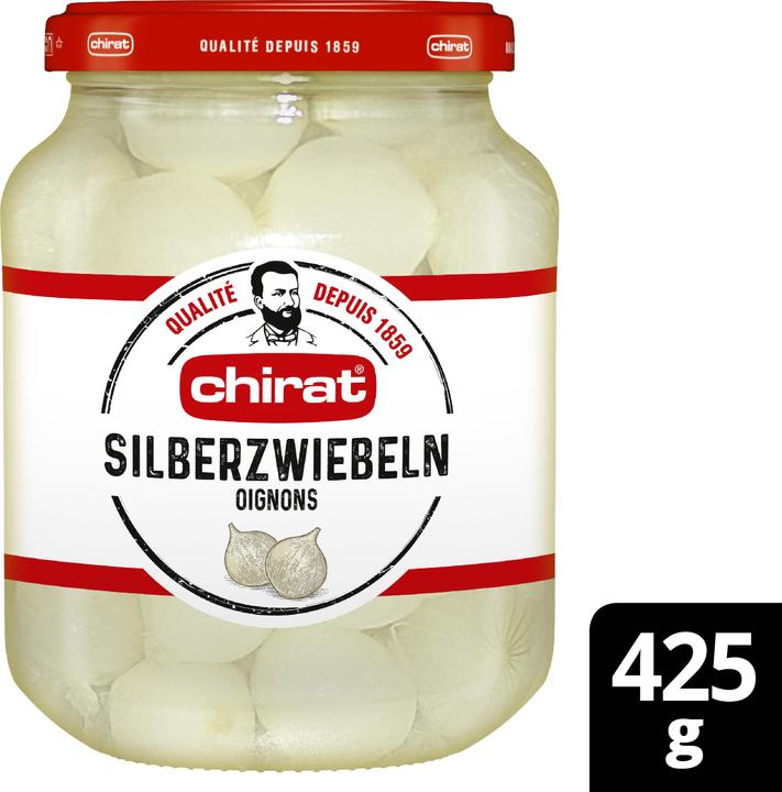 Immagine prodotto Chirat Cipolle argentate ideali per raclette, fonduta, aperitivi e piatti freddi (425 g)