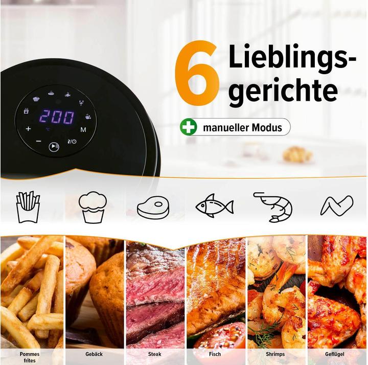 Produktbild Gourmetmaxx Heissluft-Fritteuse Digital