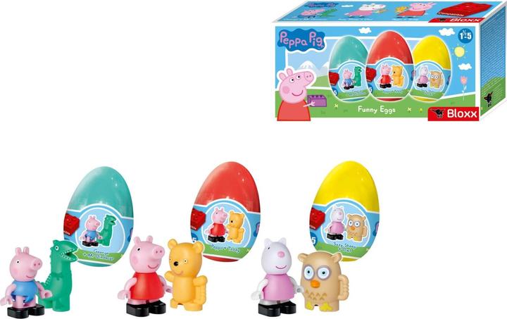 Image du produit BIG PlayBIG Bloxx Peppa Pig Oeuf rigolo, set de 3 pièces