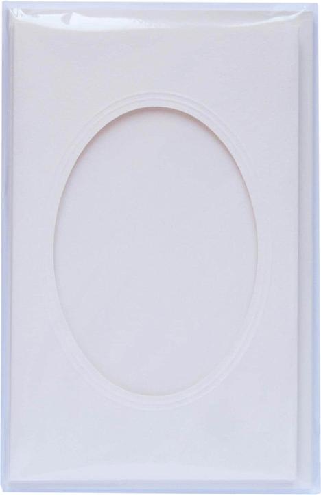 Actual product image Folia Passepartouts cards 220g/m2 oval (3 pcs.)
