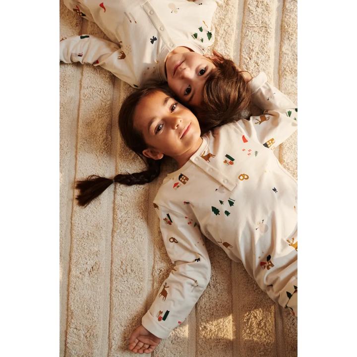 Image du produit Liewood Pyjama bio Wilhelm Holiday Sandy (104)