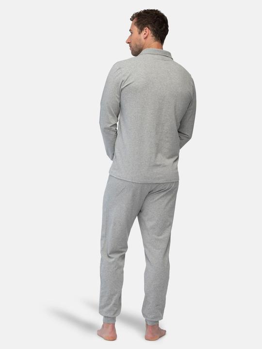 Produktbild greenjama Herren Langarm-Shirt mit Polo-Kragen (XL)