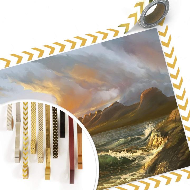 Actual product image Trenddeko aerroscape - England: Seven Sisters (40 x 30 cm)