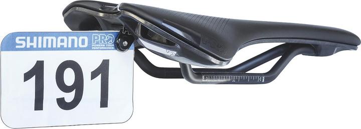 Actual product image PRO Start Number Holder Integrated Saddle Holder (Universal)