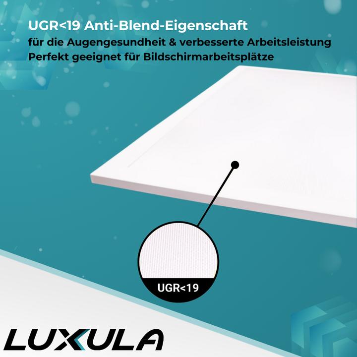 Produktbild Luxula LED BackLit Panel, 62x62, Anti-Blend-Eigenschaft (4400 lm)