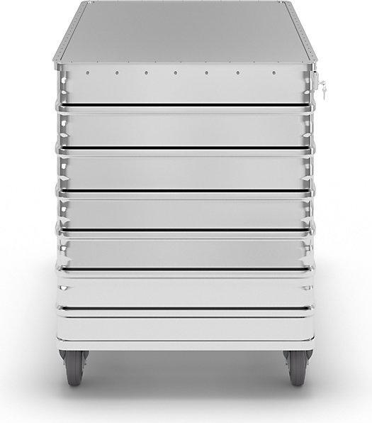 Image du produit Gmöhling Fourgon en aluminium, paroi pleine (250 kg)