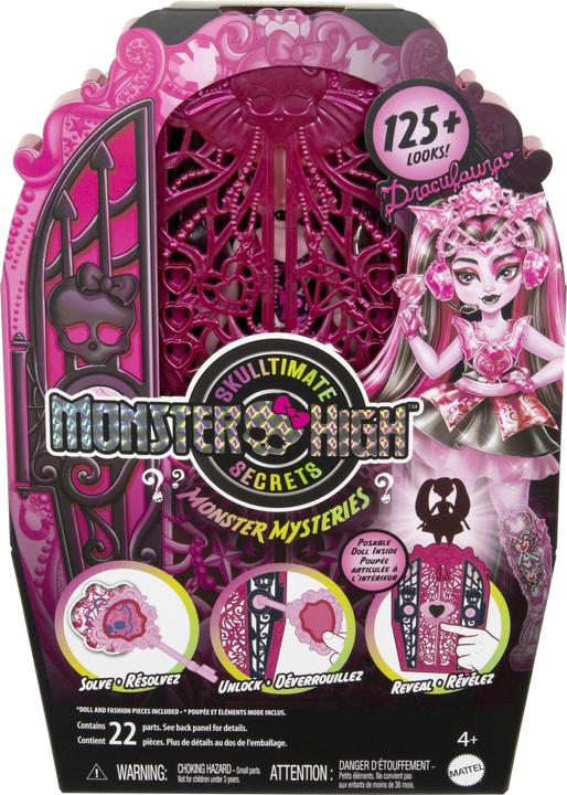 Actual product image Monster High Skulltimate Secrets Draculaura