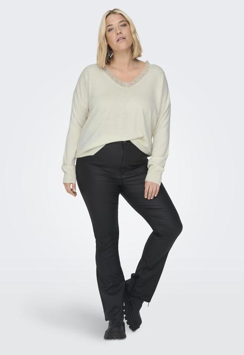 Produktbild Only Curvy V-Ausschnitt Strickpullover (M)