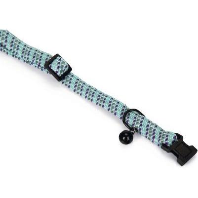 Beeztees Bz Nyl Katzenhalsbd Refl Blau (33, Katze), Halsband + Leine