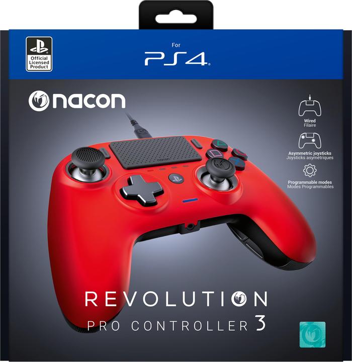 Immagine prodotto Nacon Gaming Revolution Pro Controller 3 USB 3.2 Gen 1 (3.1 Gen 1) Gamepad PC, PlayStation 4 (PS4, PC)