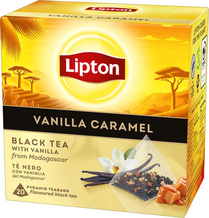 Produktbild Lipton Black Tea "Vanilla & Caramel" (34 g)