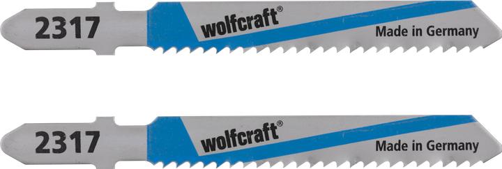 Produktbild wolfcraft 2 Stichsägeblätter HSS L=75mm T-Schaft