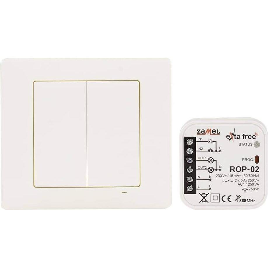 Thumbnail - Zamel, Zubehör Beleuchtung, Wireless Steuerungsset Beleuchtung 4-Kanal Funksender + 2-Kanal Funkempfänger RZB-04