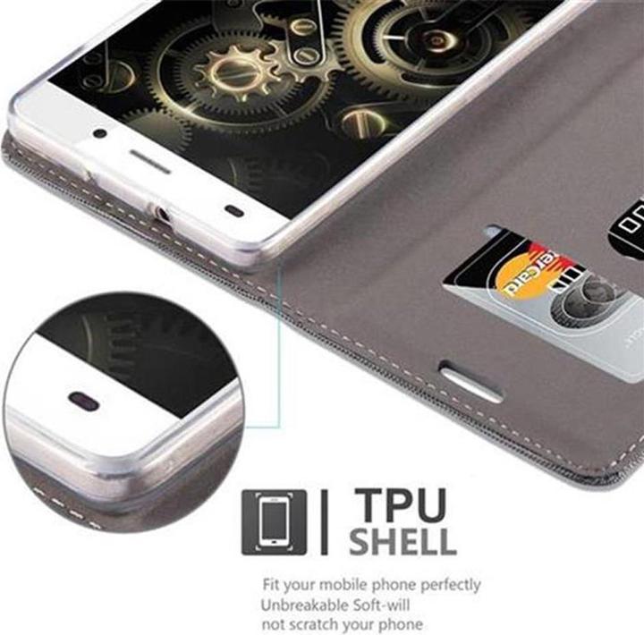 Actual product image Cadorabo Book Jeans Optics Cover (Huawei P8 Lite)