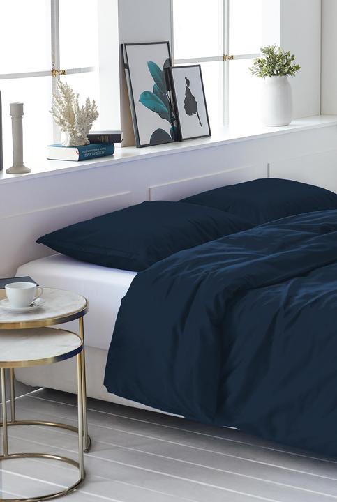 Image du produit Living Home Satin uni (Set de linge de lit, 160 x 210 cm, 65 x 100 cm)