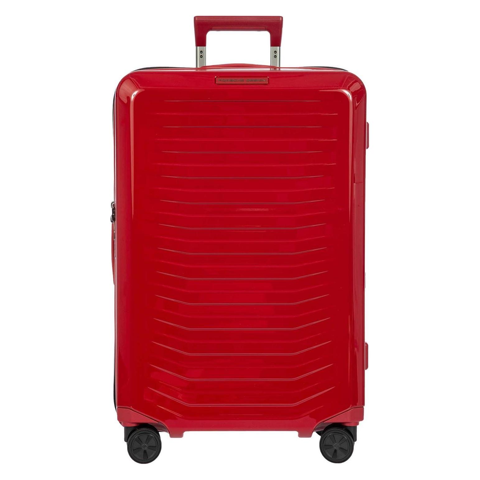 Porsche Design, Koffer, Roadster Hc Trolley, Rot, (73 l)