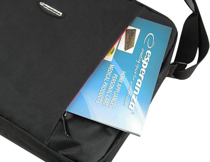 Actual product image Esperanza ET192 39.6 cm (15.6") Messenger case Black (15.60", Universal)