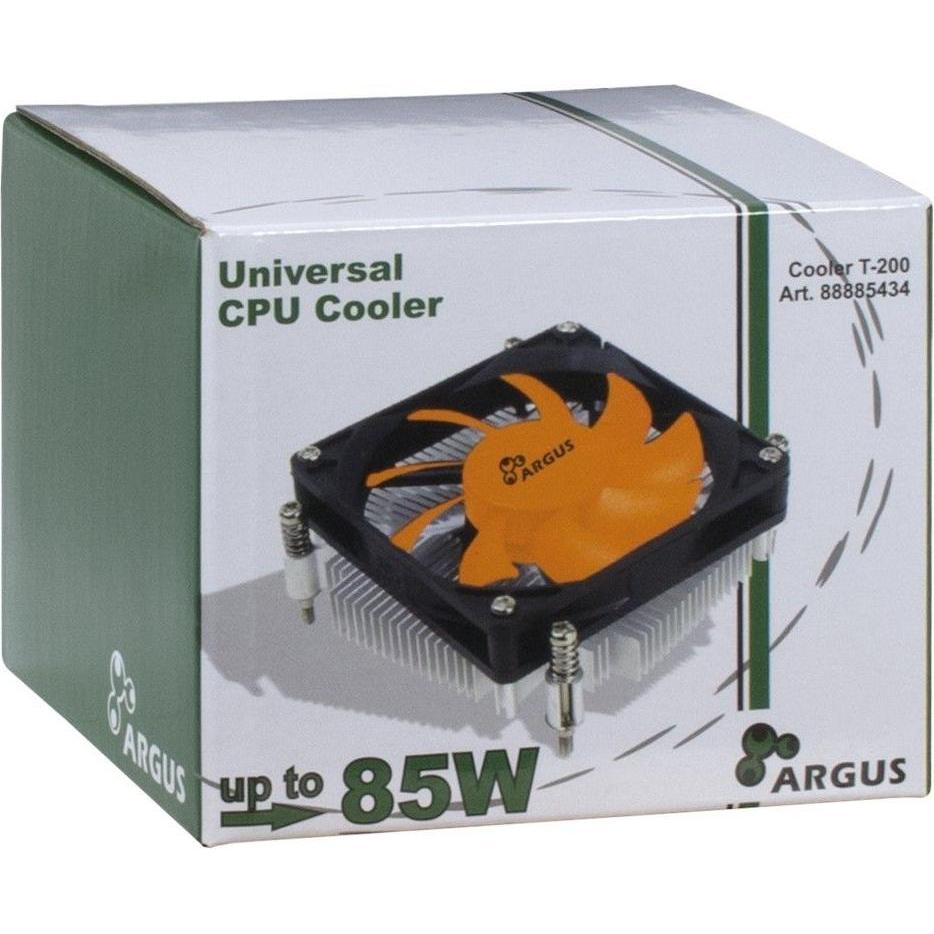 Thumbnail - Intertech Argus T-200 Aktiv all-in-one-CPU-Kuehler fuer nahezu alle gaengigen Prozessoren und eine TDP mit... (80 mm), C...