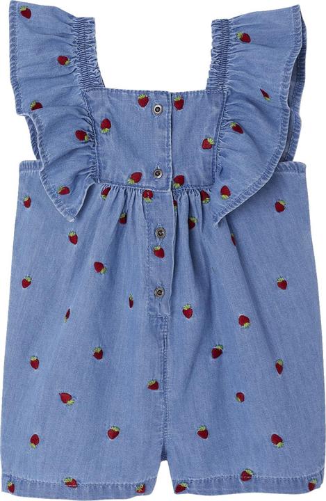 Actual product image Vertbaudet Baby Kurzoverall aus luftigem Denim (68)