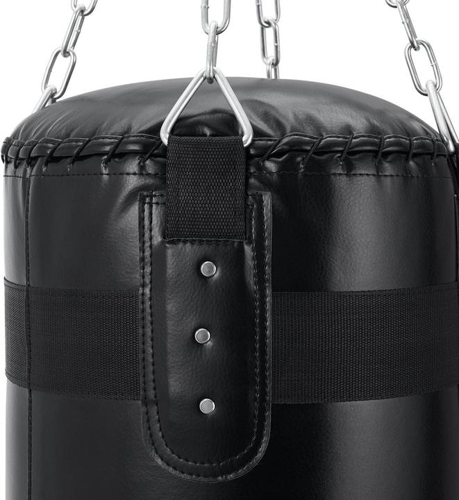 Image du produit Juskys Sac de frappe avec chaîne en acier et mousqueton (30 kg)