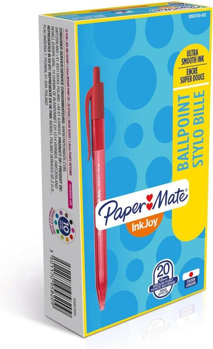 Actual product image Paper Mate Inkjoy 100 RT (Red, 20 x)