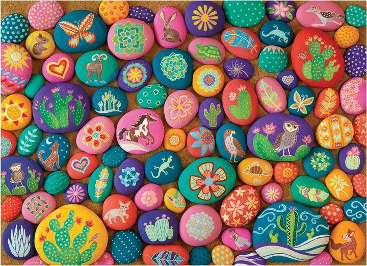 Actual product image Cobble Hill Painted stones from Southwest America 1000 pieces (1000 pieces)