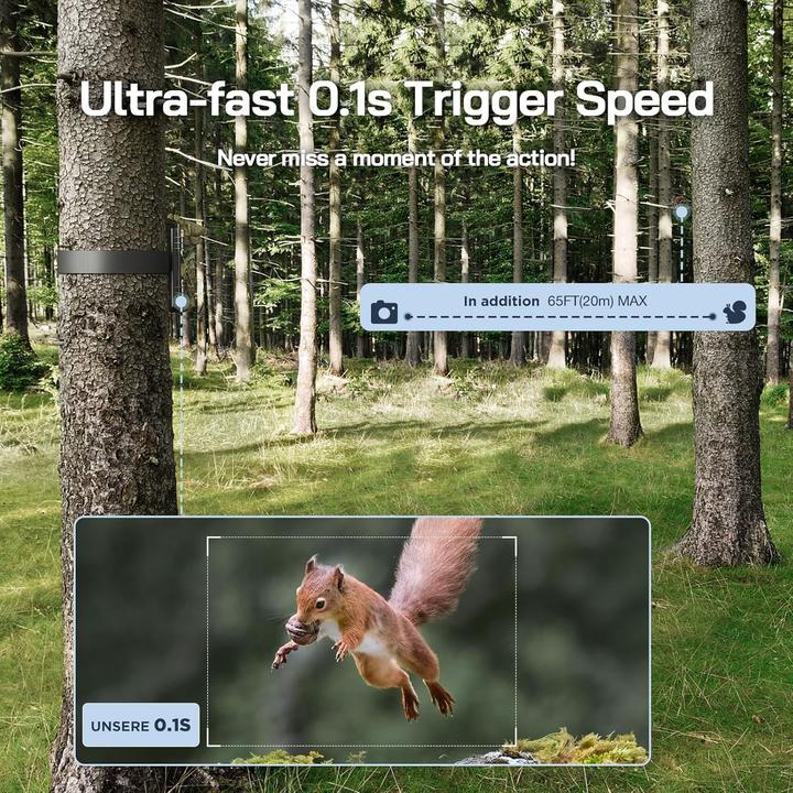 Actual product image Wolfang 4K Solar Wildkamera