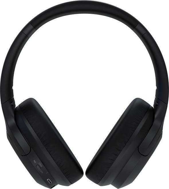 Devia Bluetooth headphones EarBass Pro1 black with ANC (13 h, Wireless)