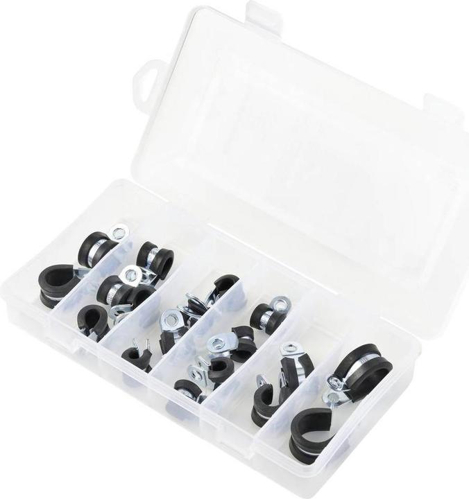 Produktbild Tru Components Befestiungsschellen Sortiment, 18 teilig