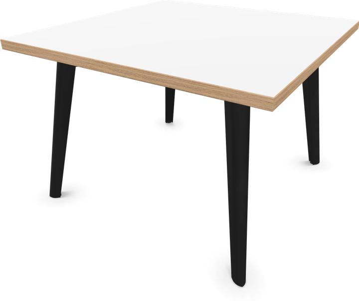 Blanc, Bois, Frêne teinté noir