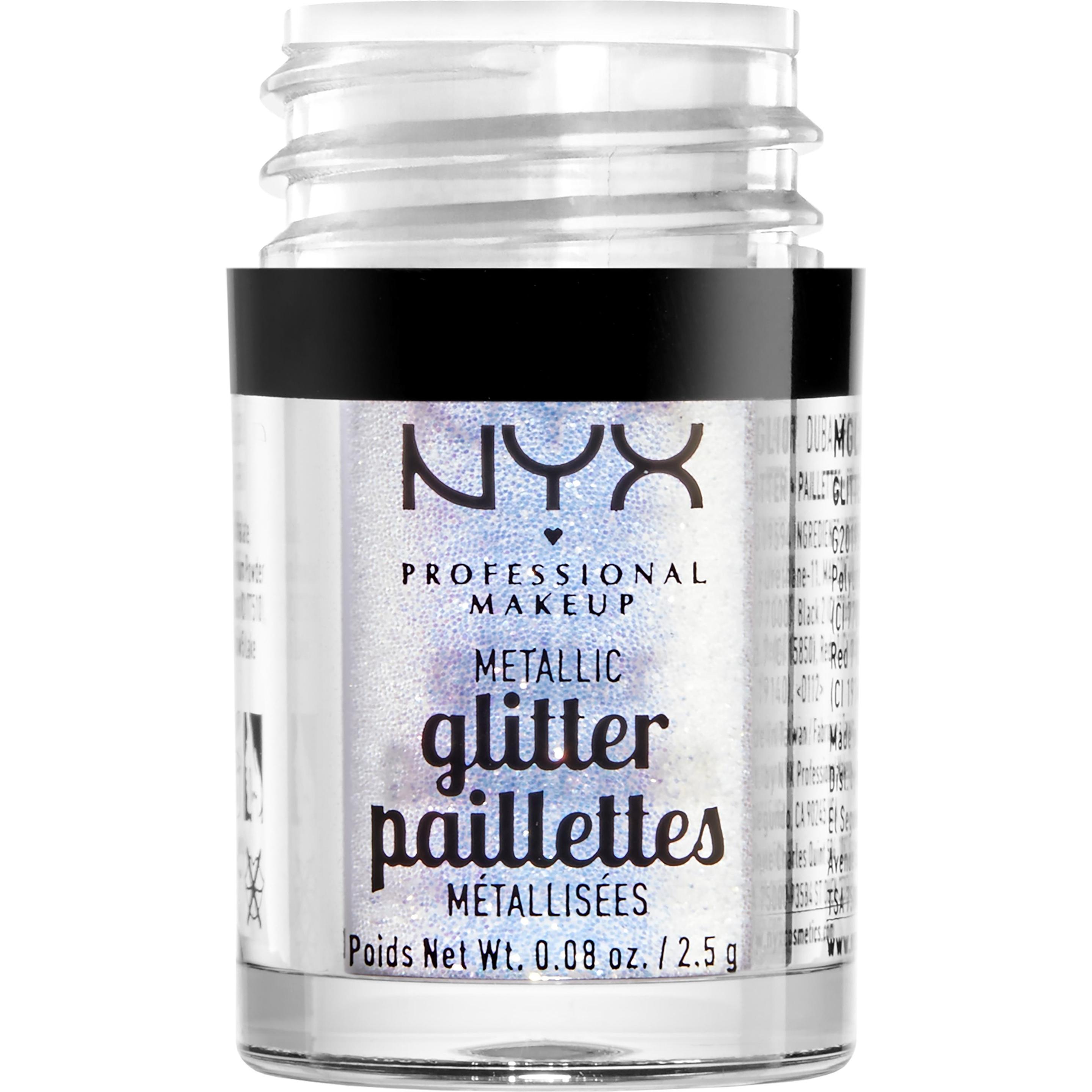 NYX Professional Make-Up, Lidschatten, Metallic Glitter (Lumi-Lite)