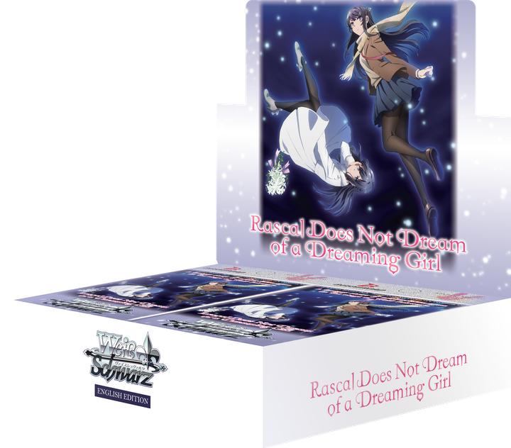 Actual product image Bushiroad Rascal Does Not Dream of a Dreaming Girl Booster Display - White Black TCG - EN (English, Booster display)