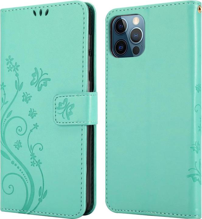 Produktbild Cadorabo Flower Book Hülle (Apple iPhone 12, Realme 12 Pro+)