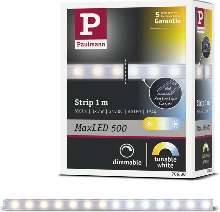 Produktbild Paulmann MaxLED 500 Stripe (Neutralweiss, Kaltweiss, Warmweiss, 100 cm, Indoor)