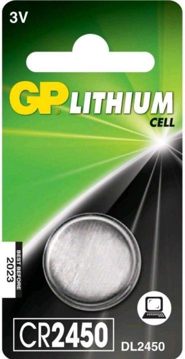 Produktbild GP Batteries Knopfzelle (1 Stk., CR2450, 610 mAh)