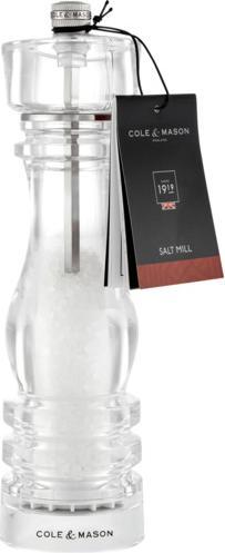 Produktbild Cole & Mason Cole&Mason Salzmühle London 22 cm, Transparent, Materialtyp: Metall (Salz)