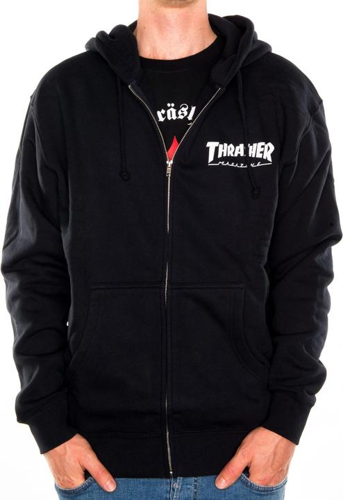 Immagine prodotto Thrasher Cappuccio con zip con logo Thrasher (S)