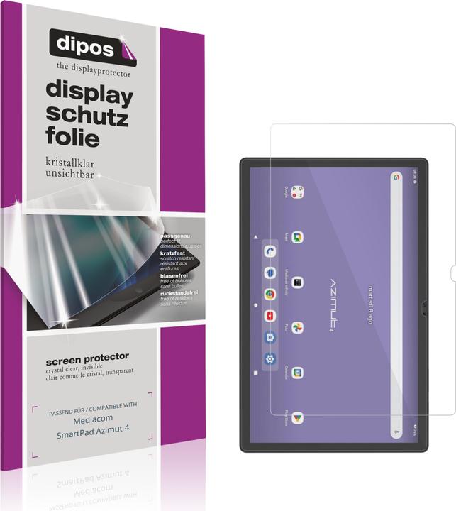 Dipos Schutzfolie Klar für Mediacom SmartPad Azimut 4 (Mediacom SmartPad Azimut 4)