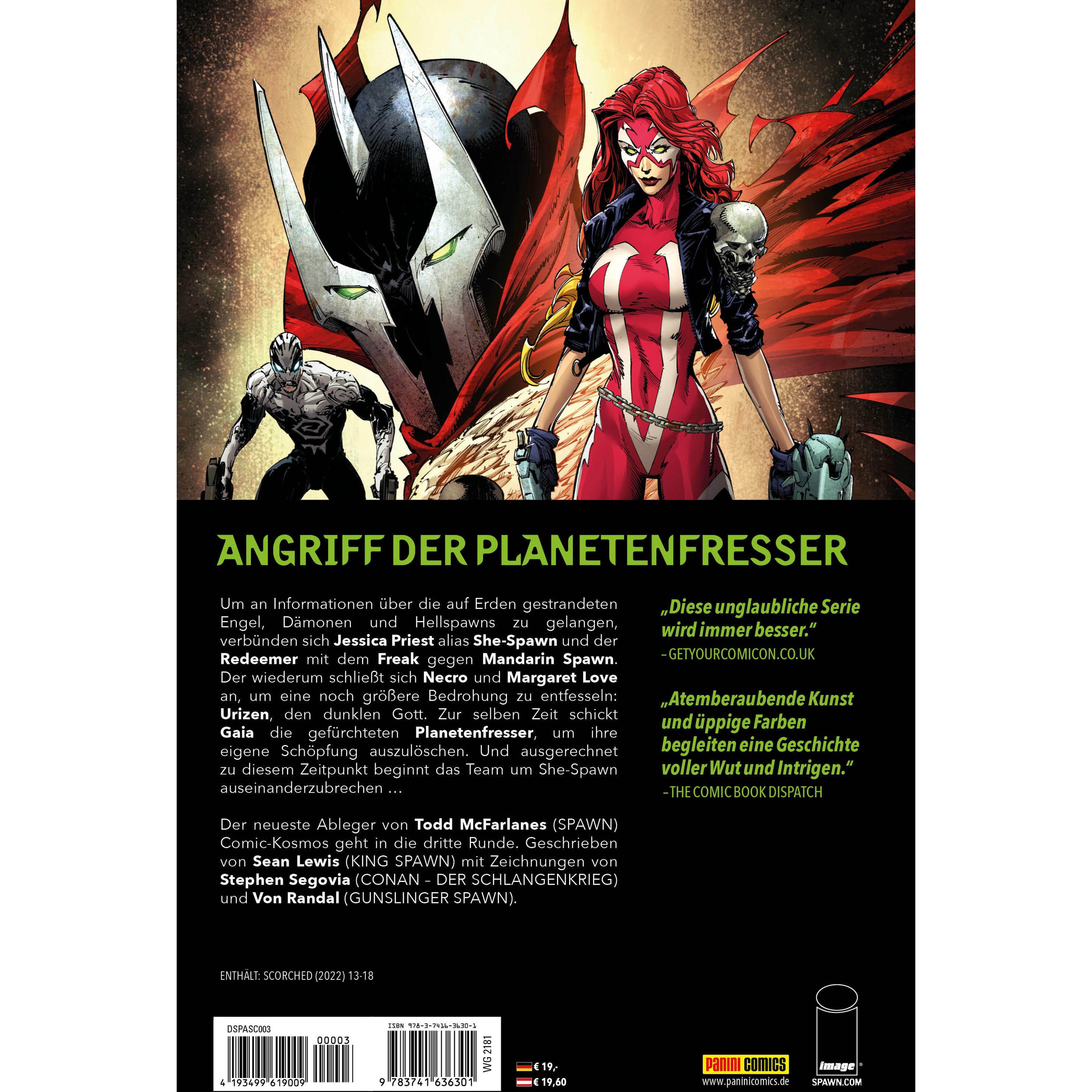 Thumbnail - Scorched (aus dem Spawn-Universum), Belletristik von Von Randal, Sean Lewis, Todd McFarlane, Claudia Fliege, Stephen Seg...