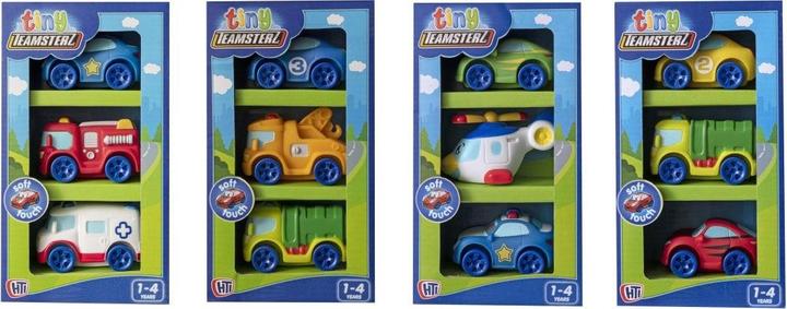 Productafbeelding Teamsterz Tiny - 3 pak - Zacht Voertuig