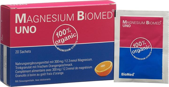 Produktbild Biomed Magnesium Uno (20 Stück, Sachet, 80 g)